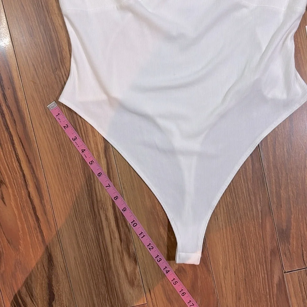 NWT LC Lauren Conrad Puff Sleeve Bodysuit, Size XL - Picture 10 of 14